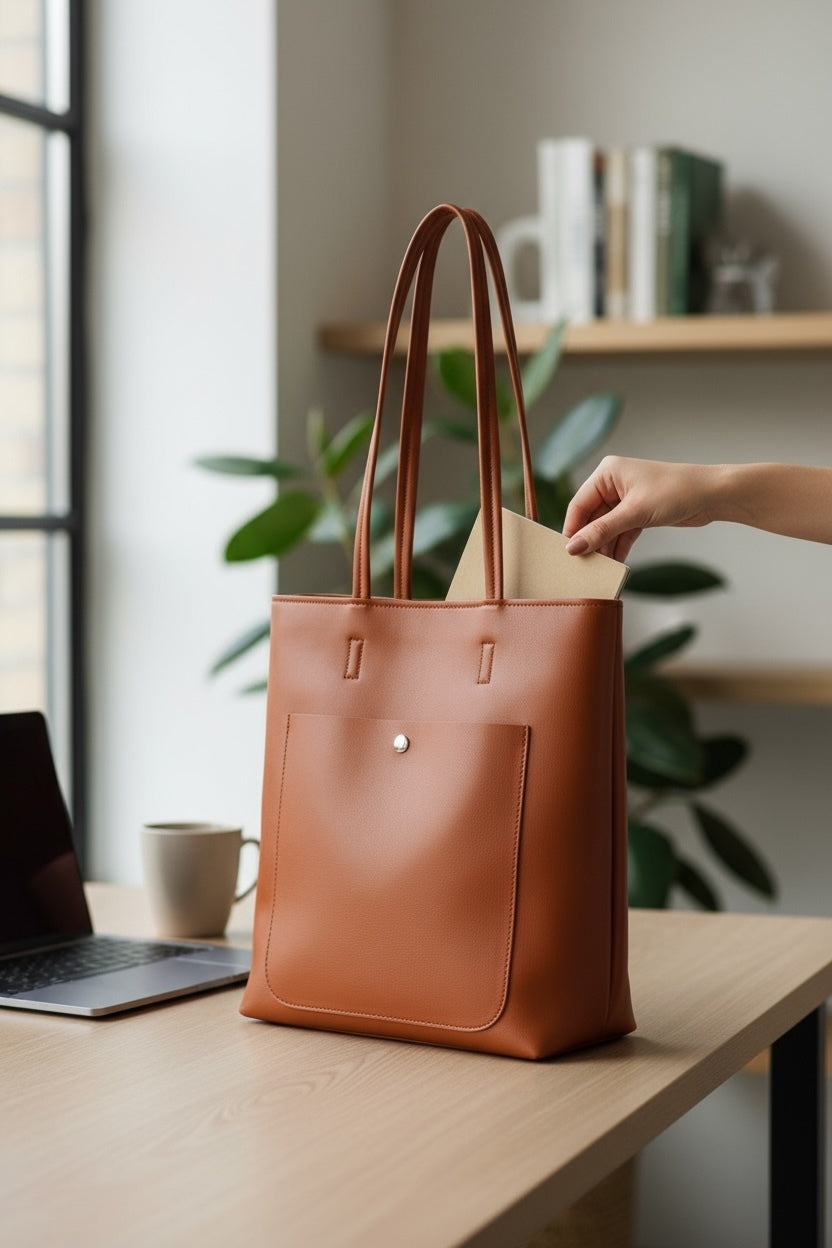 Louche Tan Tote Shoulder Bag