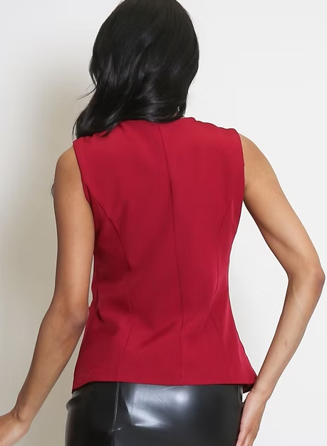 Split Front Tailored Waistcoat