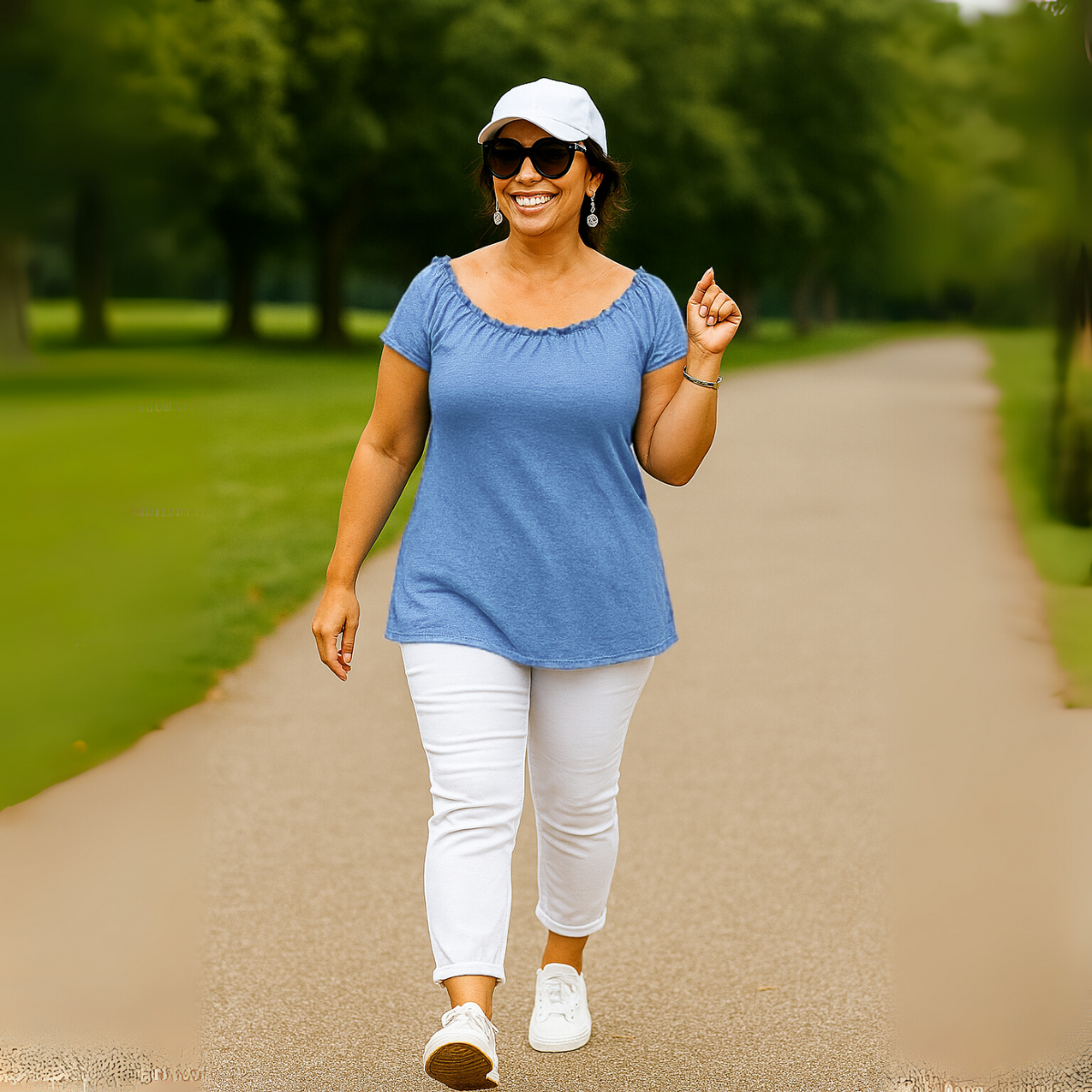 Longline Off-Shoulder Bardot T Shirt Top - Various Colour Options
