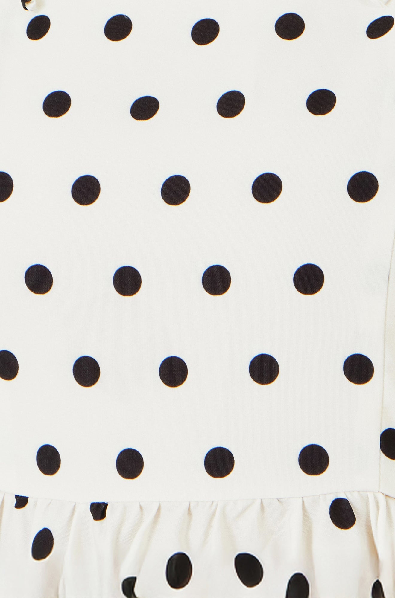 Polka Dot Handkerchief Hem Dress