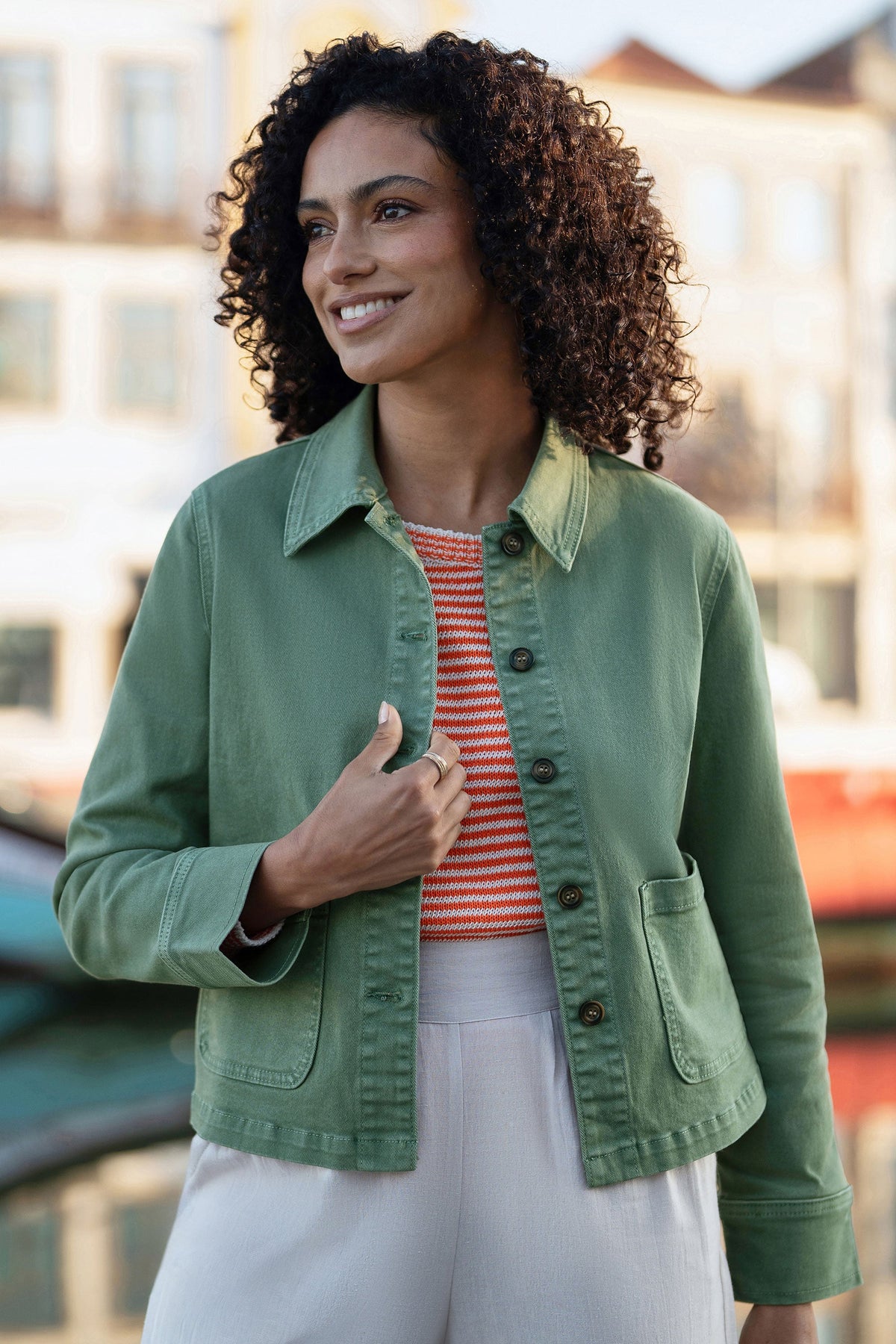 Green Canvas Jacket