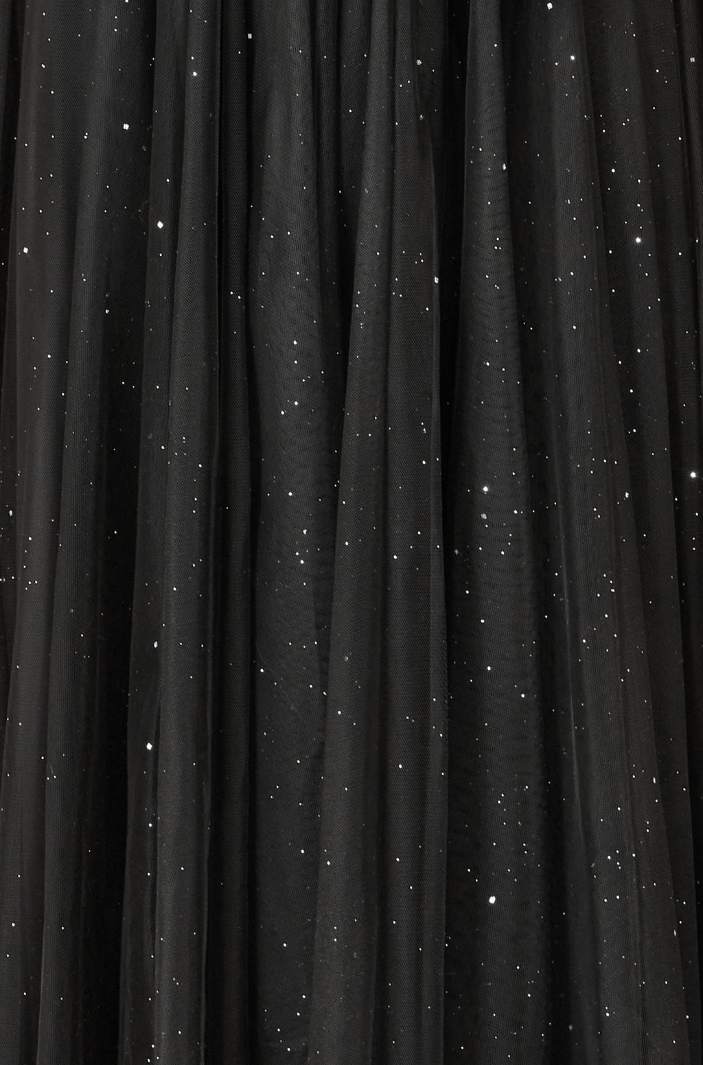 Black Sparkle Mesh Tulle Skirt With Satin Bow - Sizes 8 to 16