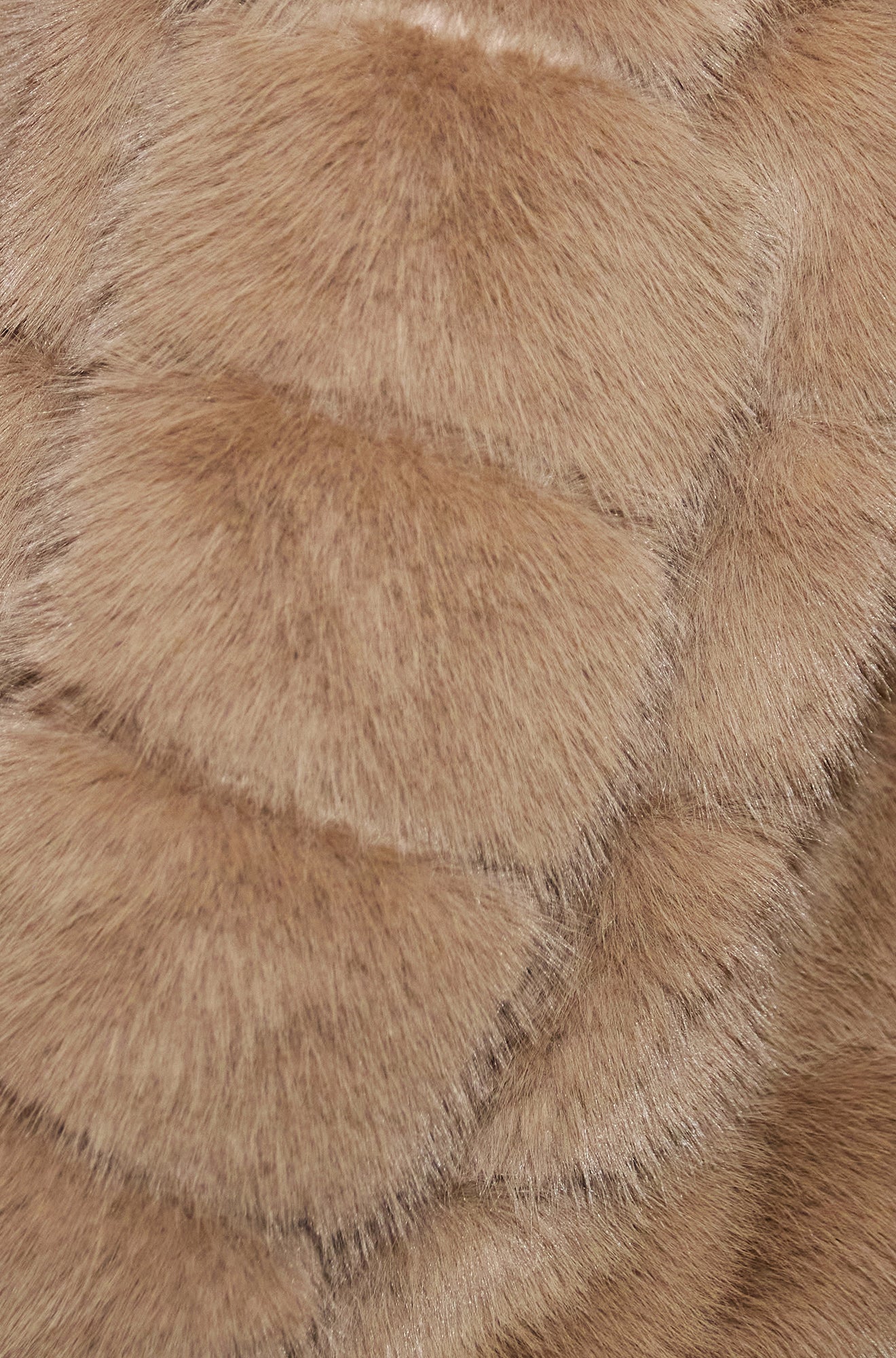 Coffee Luxe Faux Fur Coat - Sizes 8 to 16