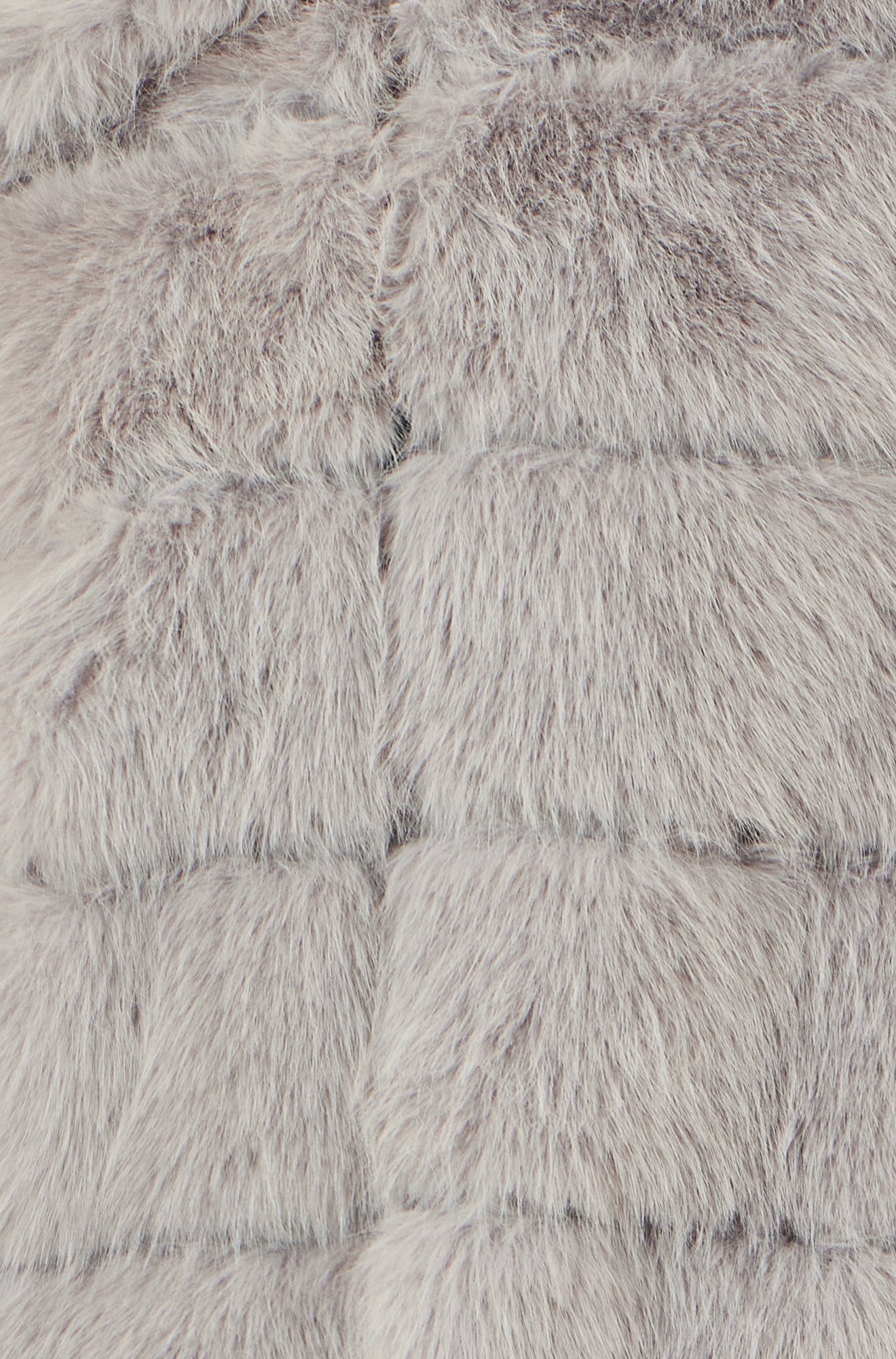 Grey Luxe Faux Fur Coat - Sizes 8 to 16