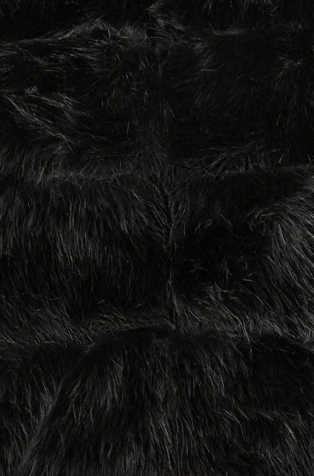 Black Luxe Faur Fur Coat - Sizes 8 to 16
