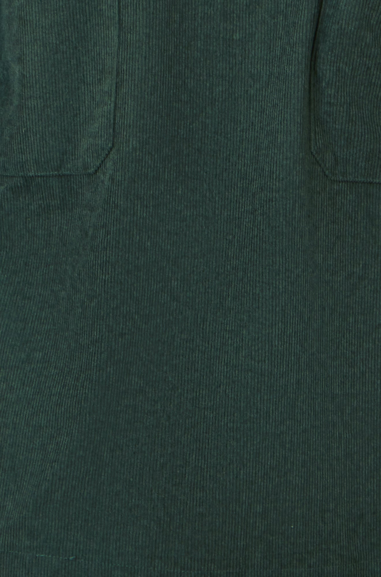 Green Cord Tunic With Ruched Sleeve