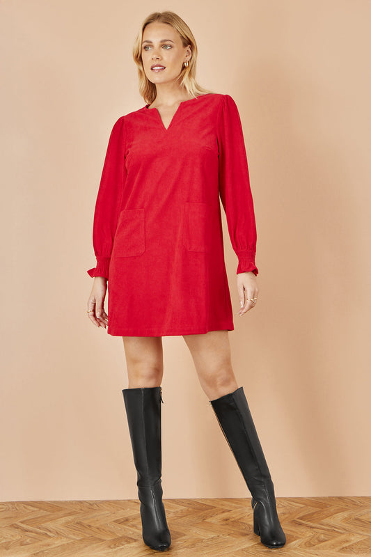 Red Cord Tunic Dress