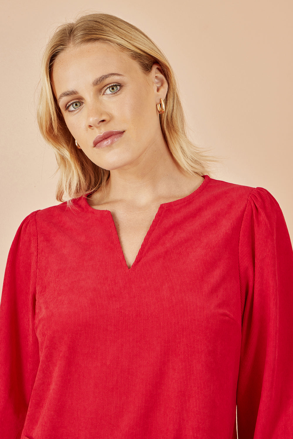 Red Cord Tunic Dress