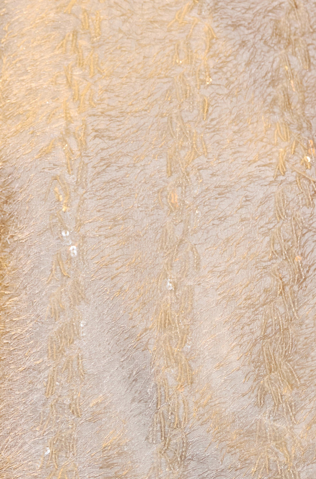 Ivory Hanging Sequin Long Sleeve Top - Sizes 8 to 16