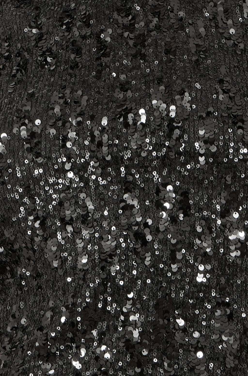 Black Sequin High Neck Top - Sizes 8 to 16