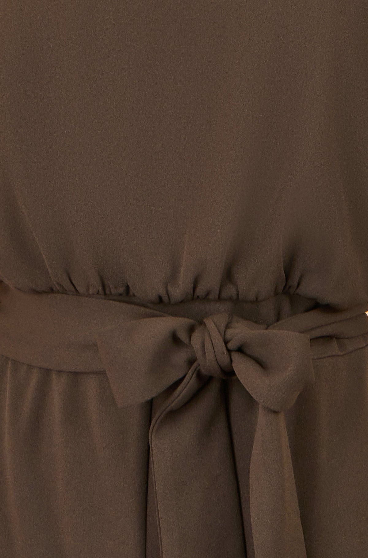 Brown Batwing Jumpsuit