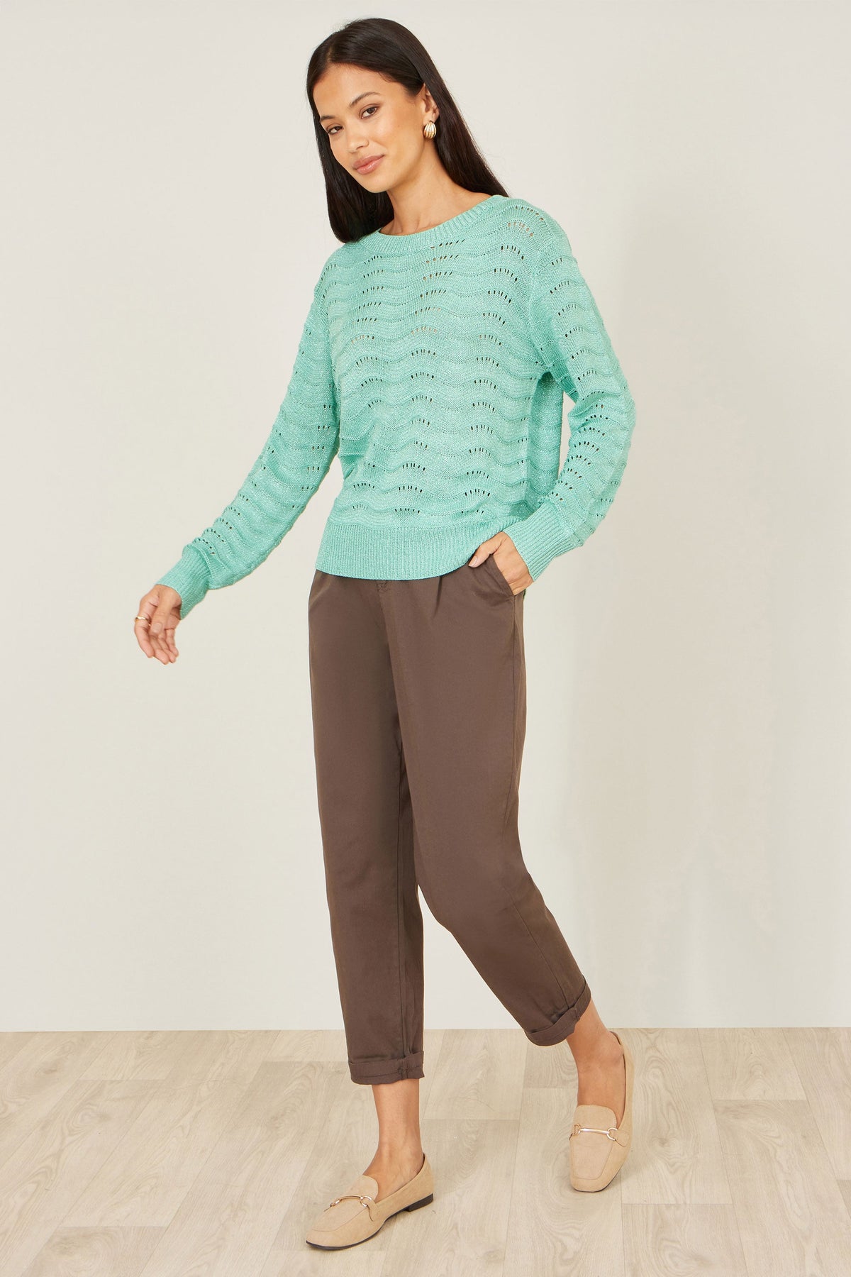 Aqua Wave Knit Jumper