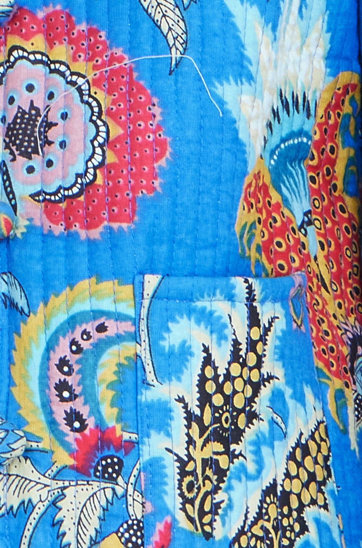 Blue Boho Reversible Jacket