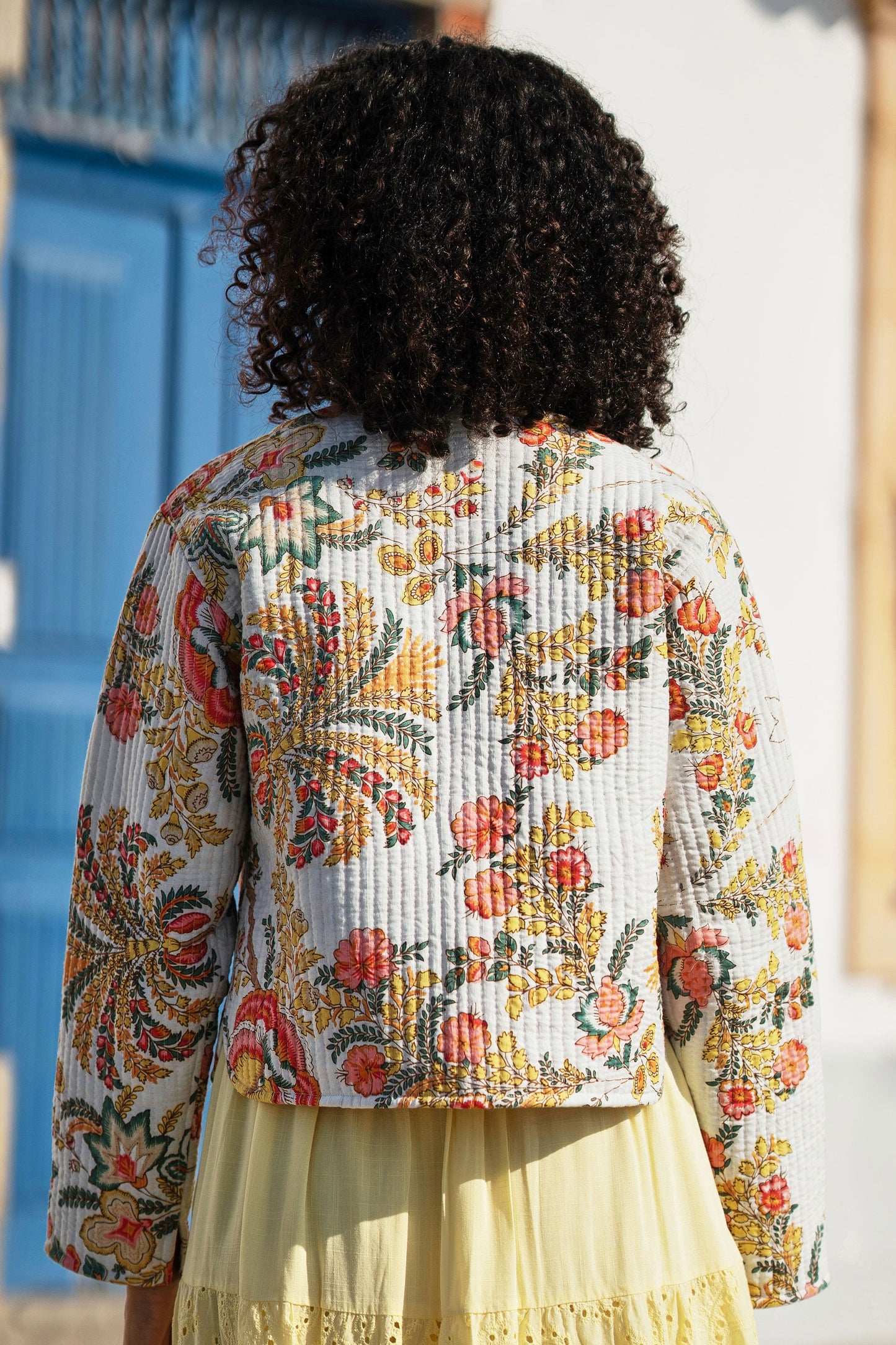Reversible Bohemian Floral Jacket