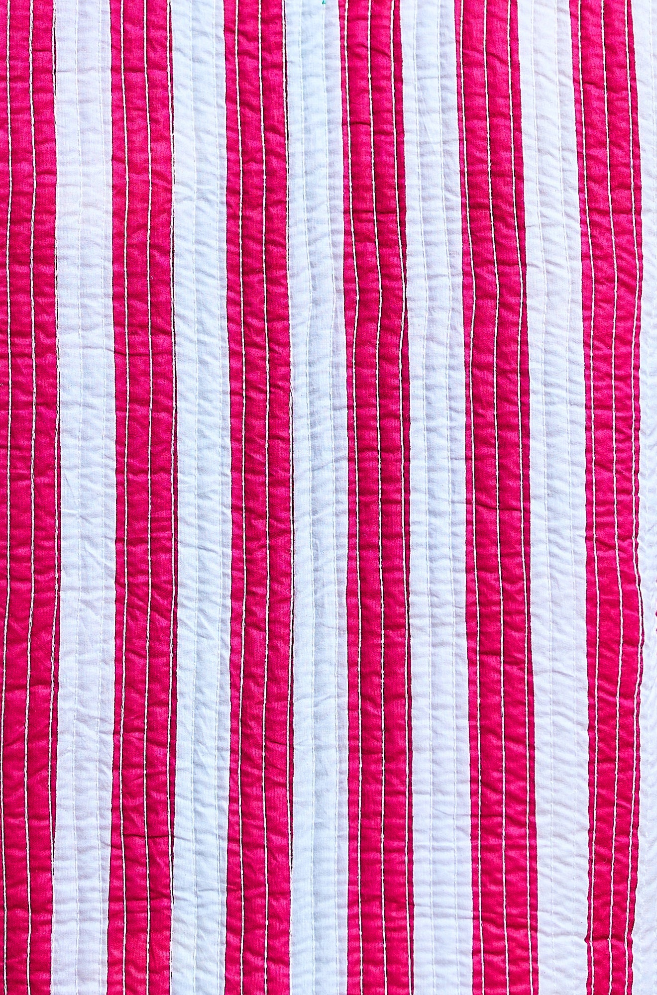 Multicolour Checked Cropped Reversible Cotton Quilted Jacket