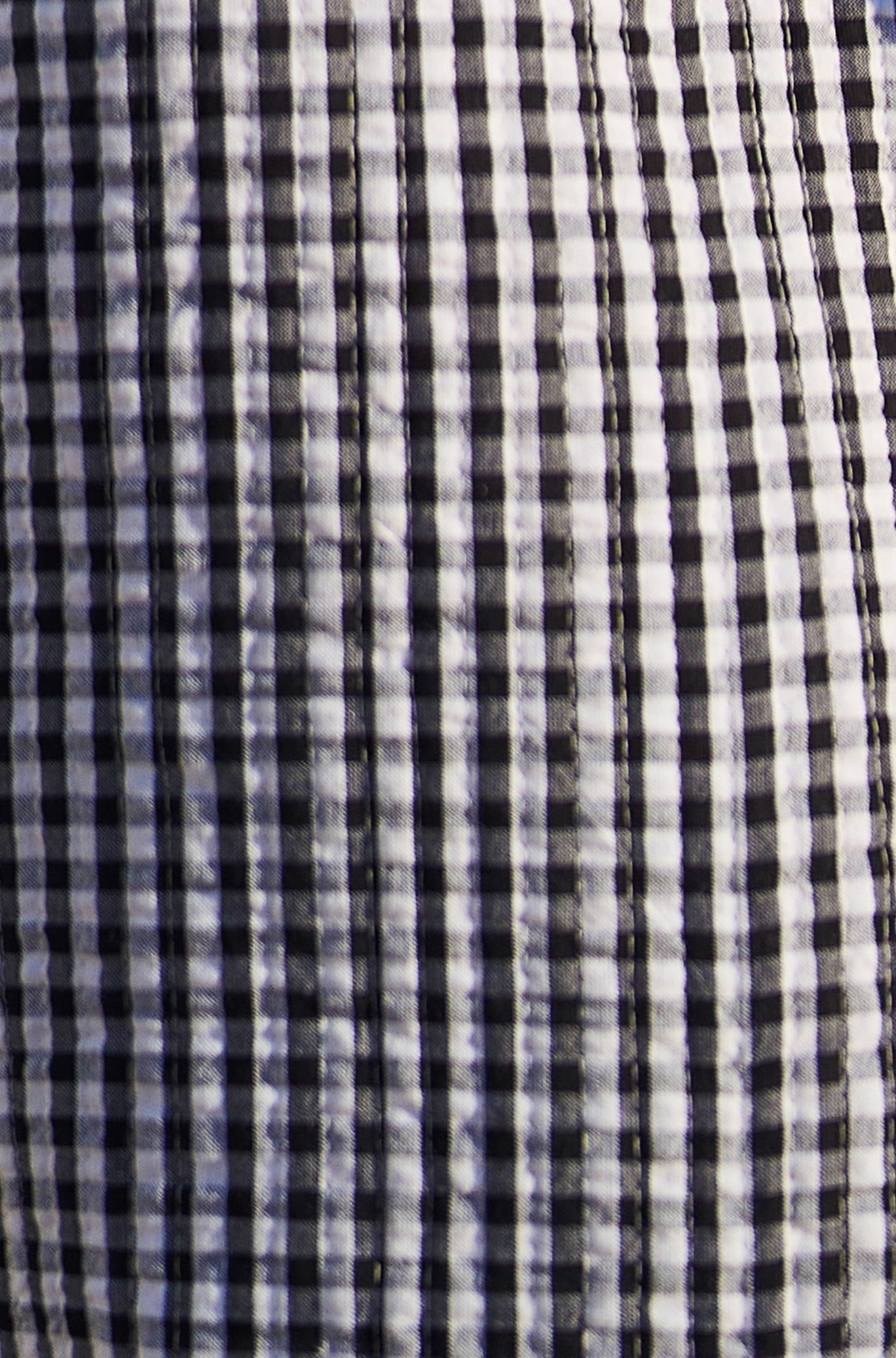 Black Gingham Frill Collar Jacket