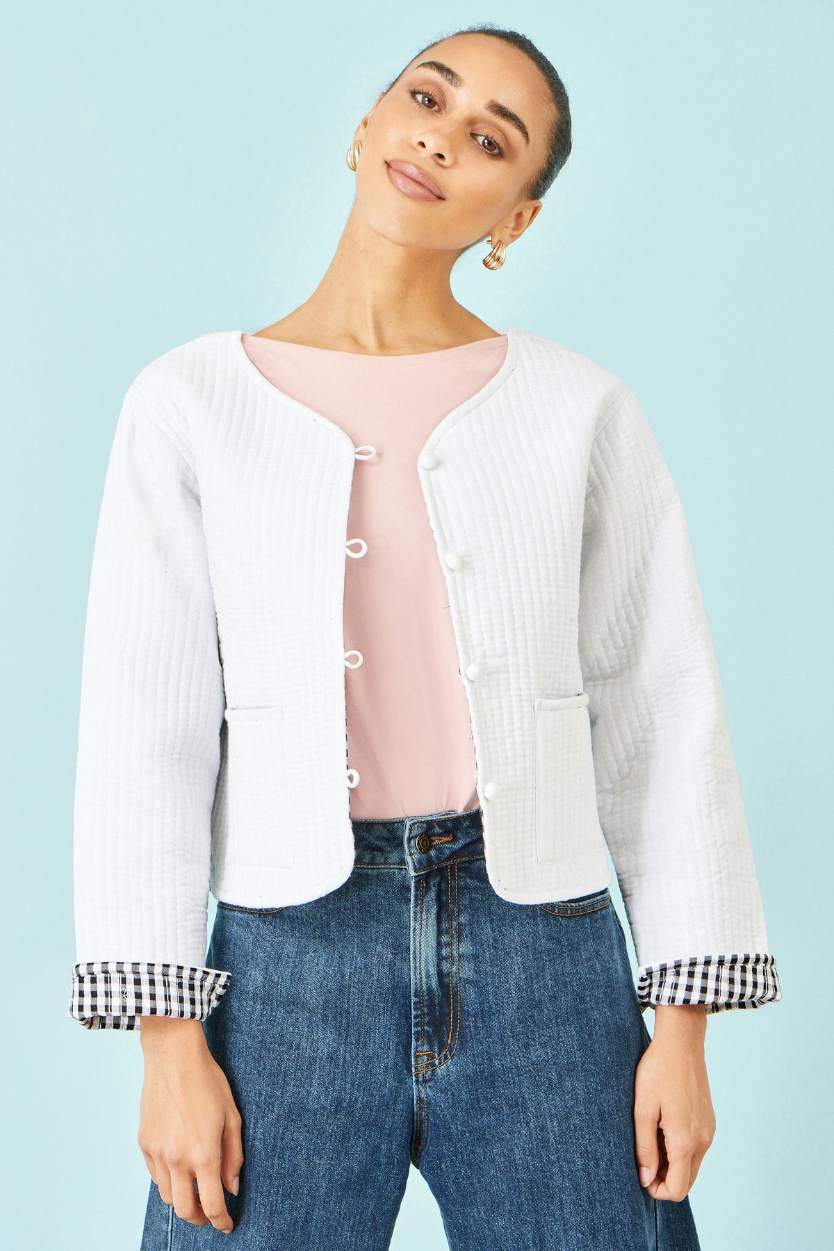White Reversible Jacket