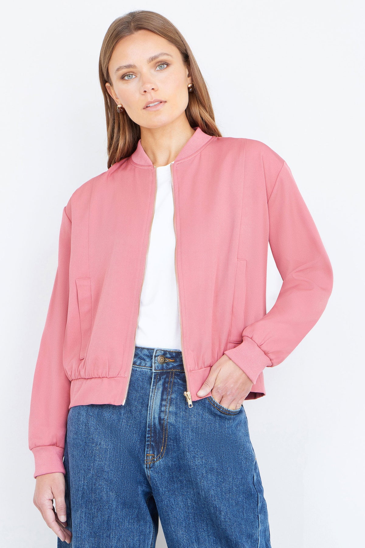 Pink Bomber Jacket