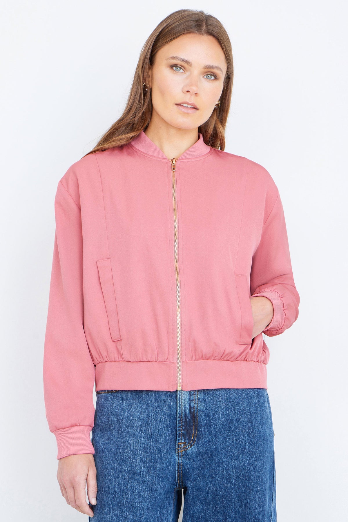 Pink Bomber Jacket