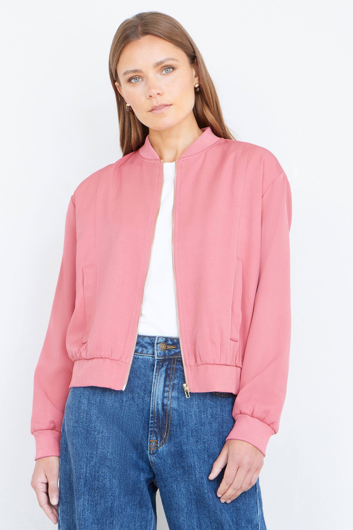 Pink Bomber Jacket