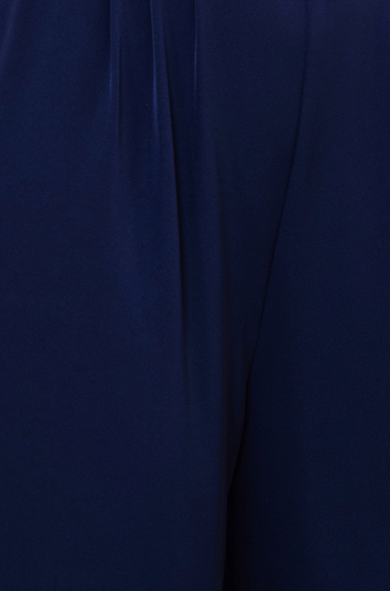 Navy Buckle Jumpsuit With Twist Knot Detail