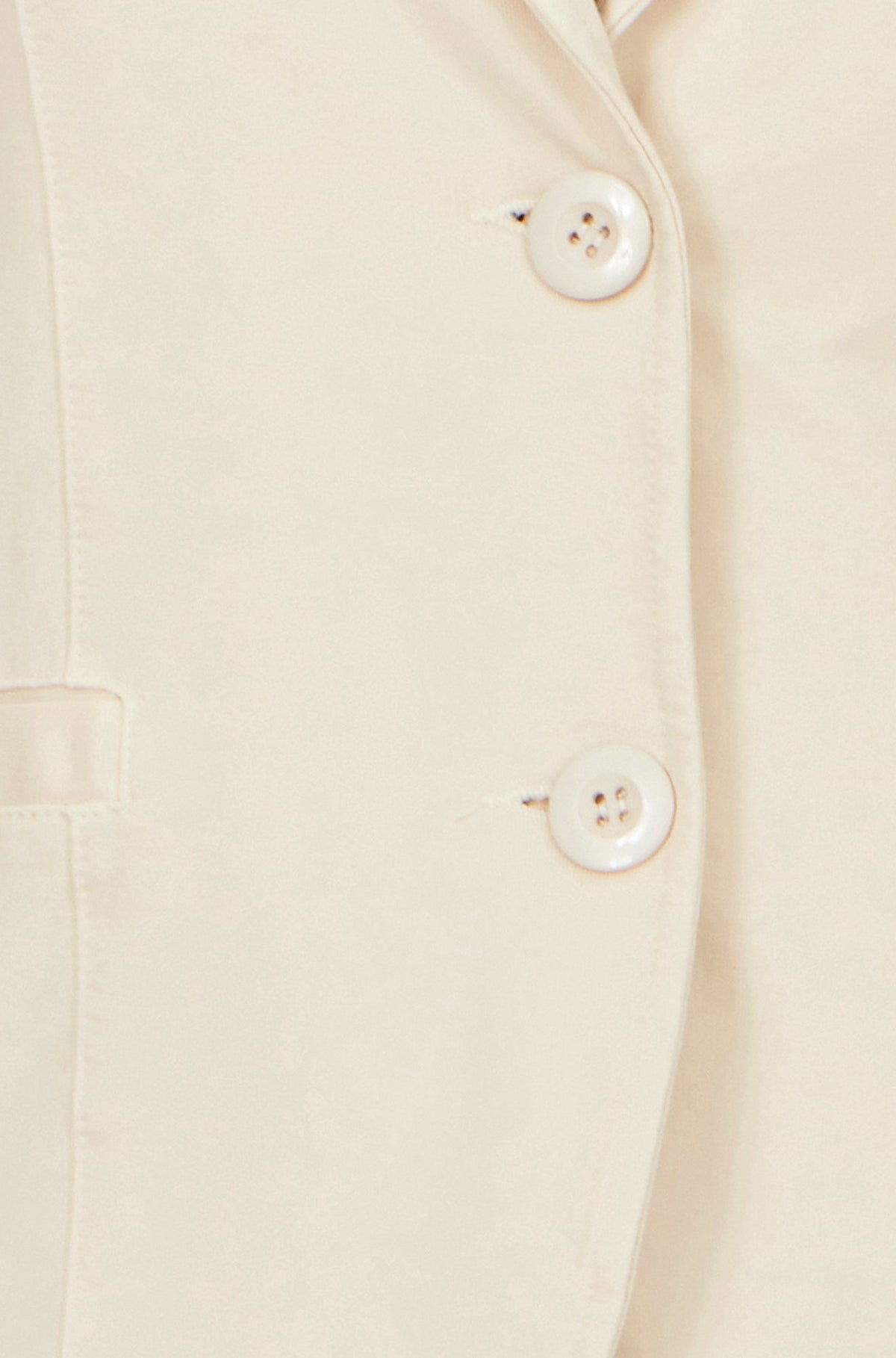 Beige Stretch Cotton Blazer