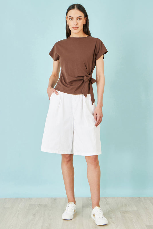 White Bermuda Shorts