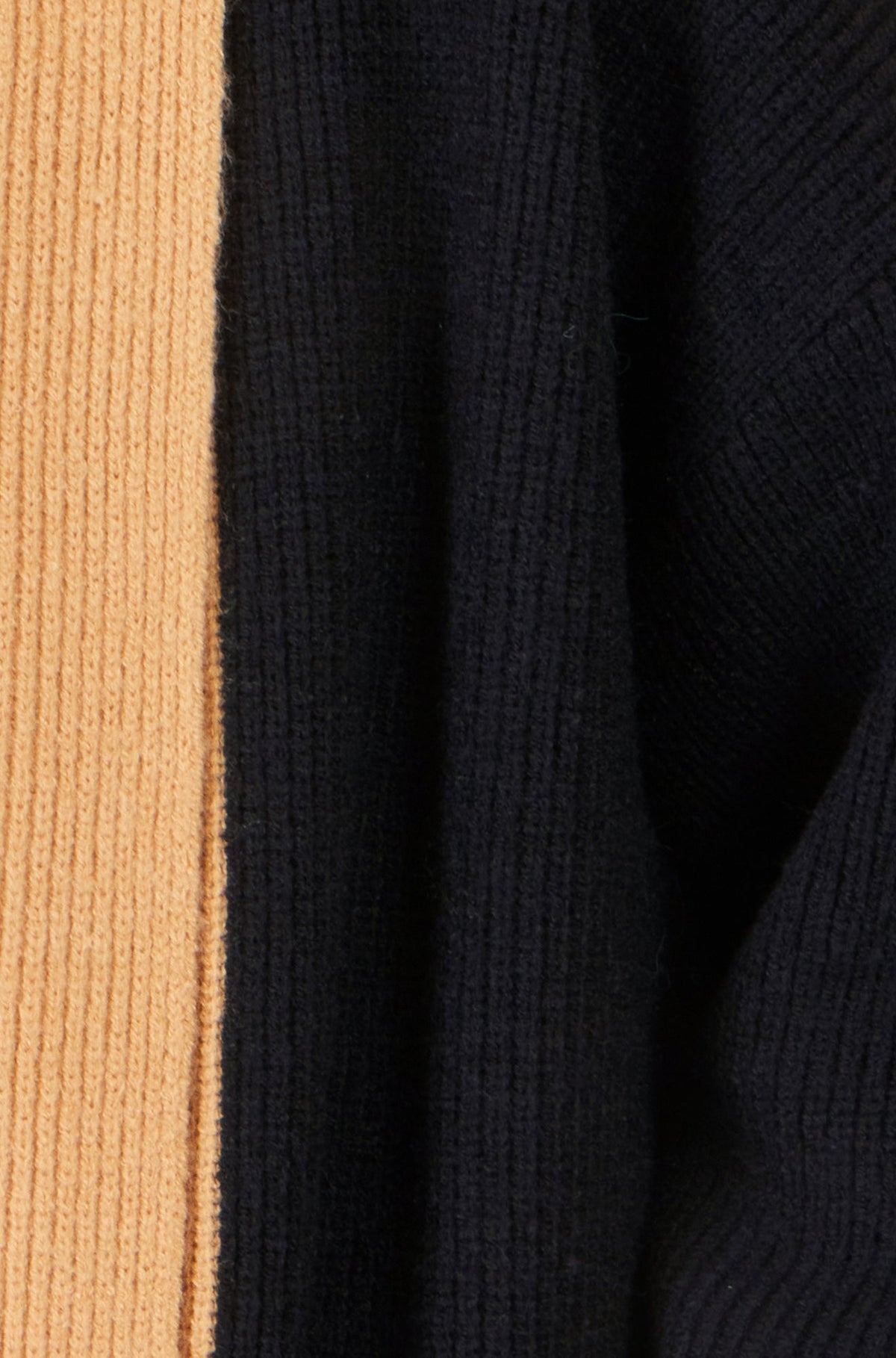 Black Contrast Border Cardigan