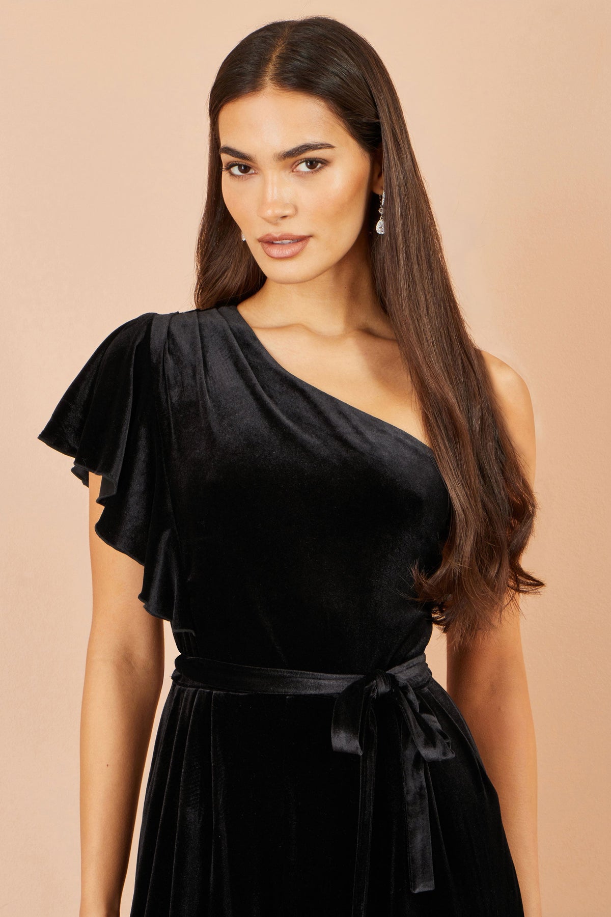 Black One Shoulder Jumpsuit