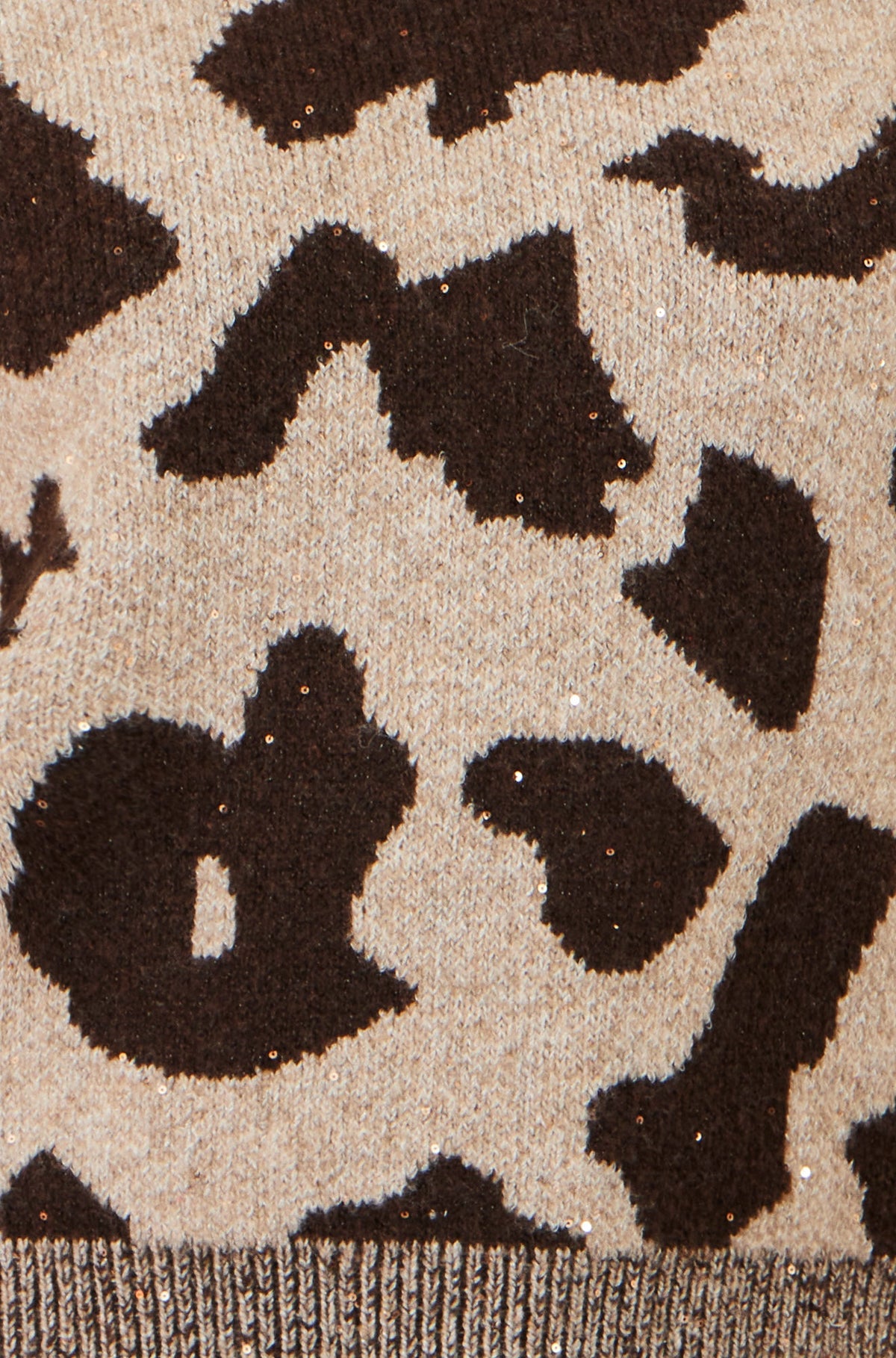 Brown Leopard Print Jumper
