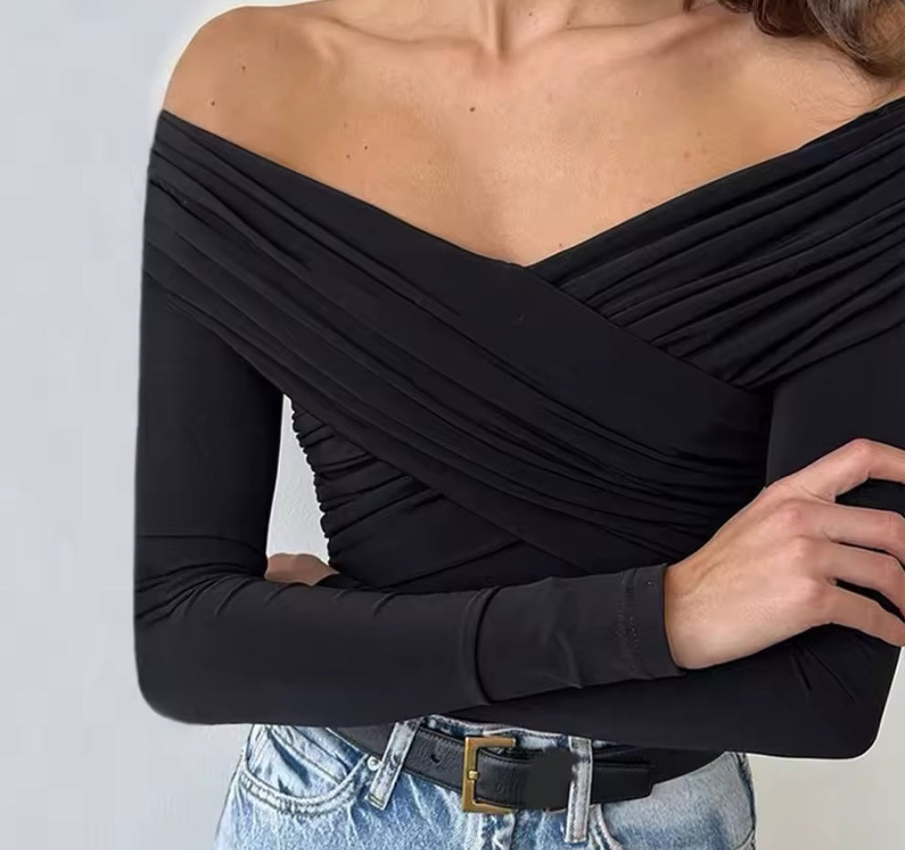 Crossover Bodysuit - Black  image 2