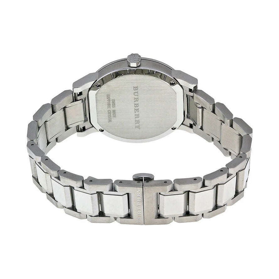 Burberry The City Unisex Silver & Blue Watch - BU9031