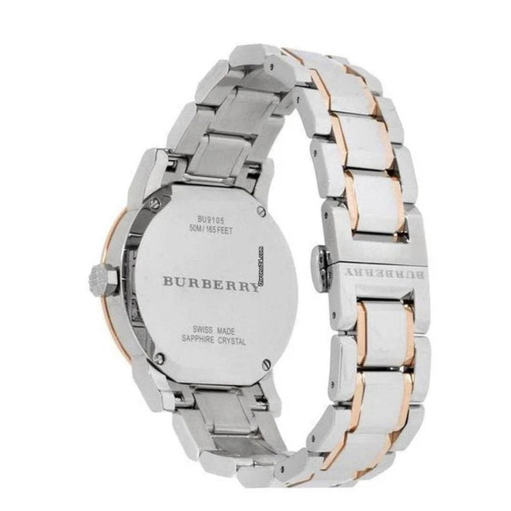 Burberry The City Women's Silver & Rose Gold Watch - BU9105