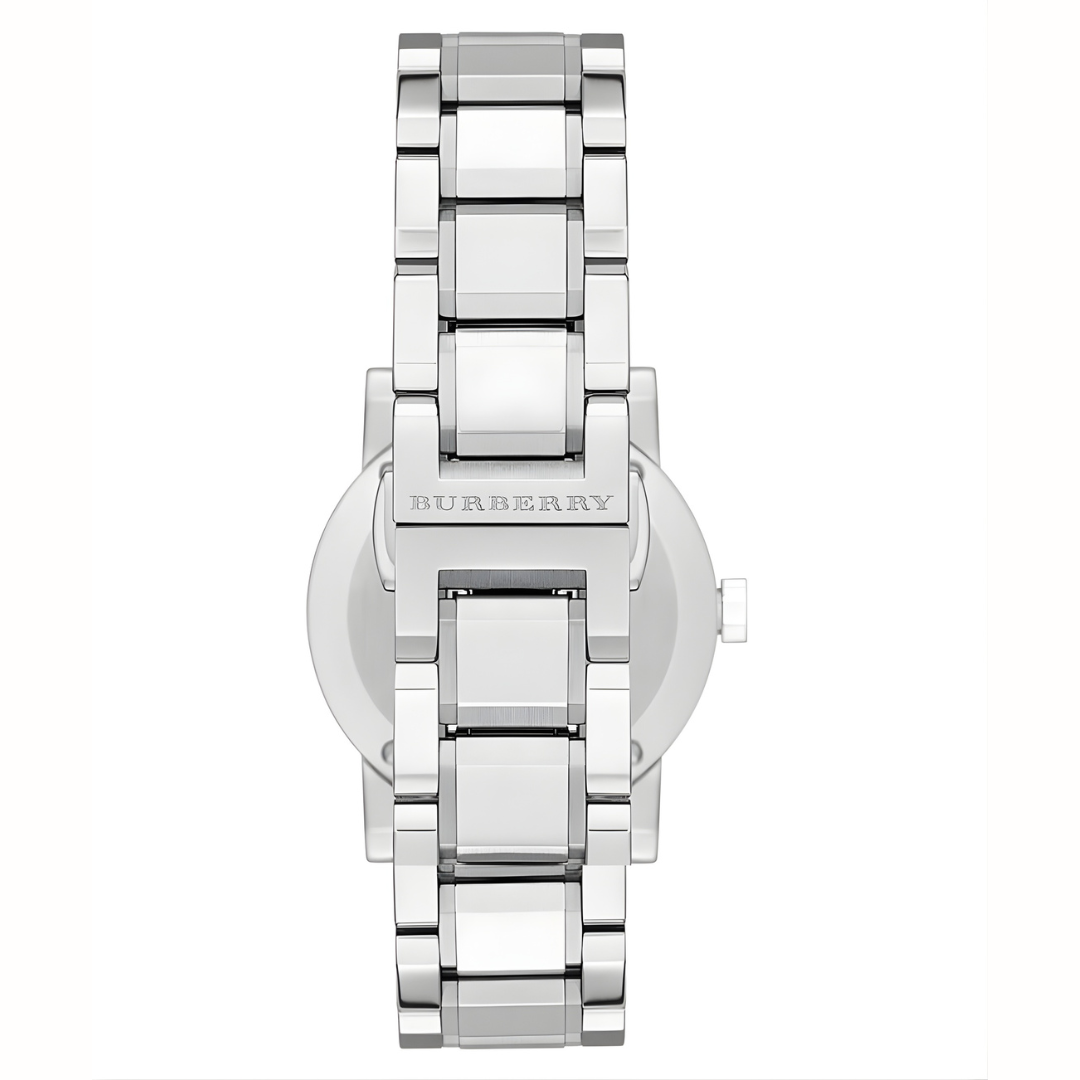 Burberry The City Women's 26mm Silver & Diamond Watch - BU9220