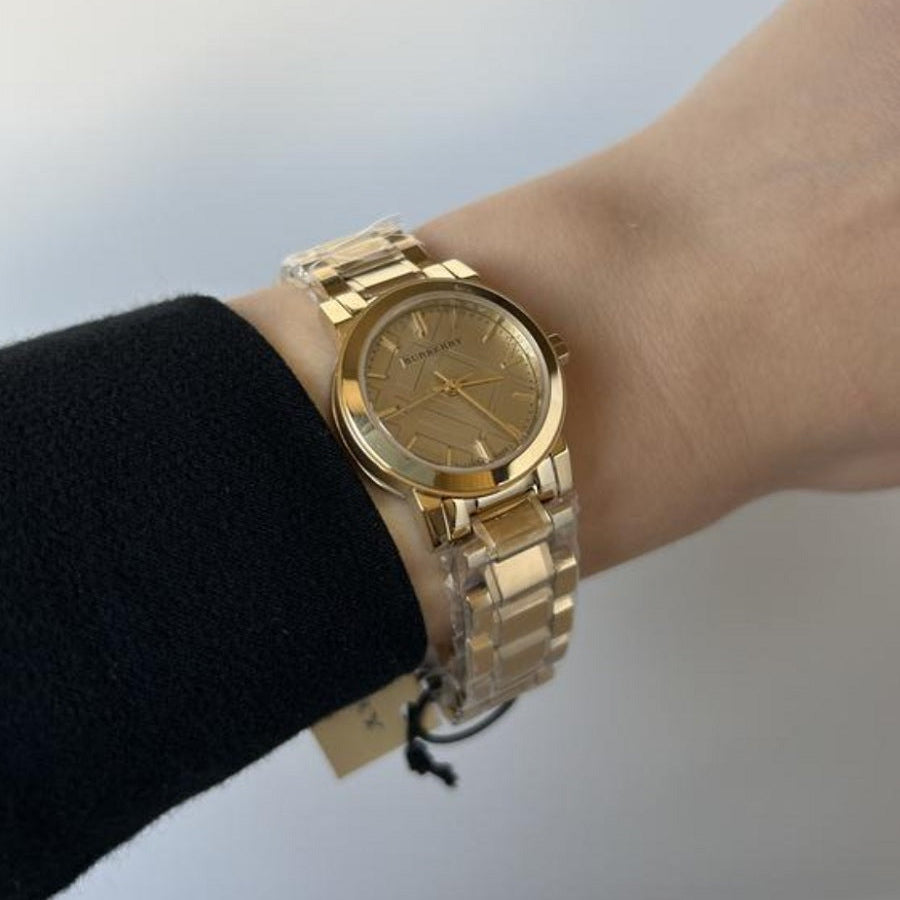 Burberry The City Women's 26mm Gold Watch - BU9227