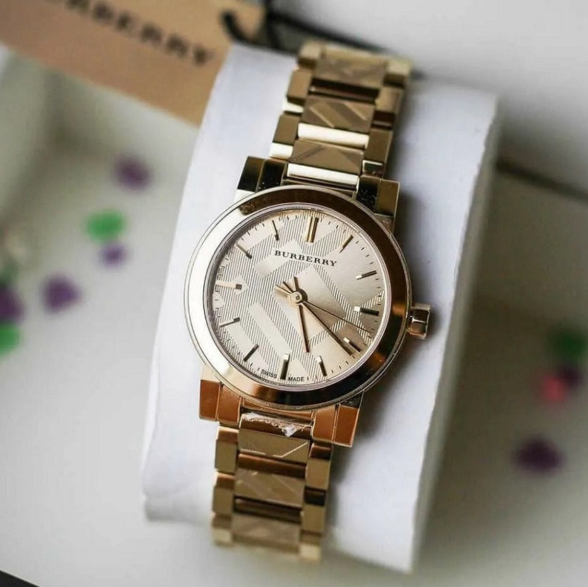 Burberry The City Women's Gold Watch - BU9234