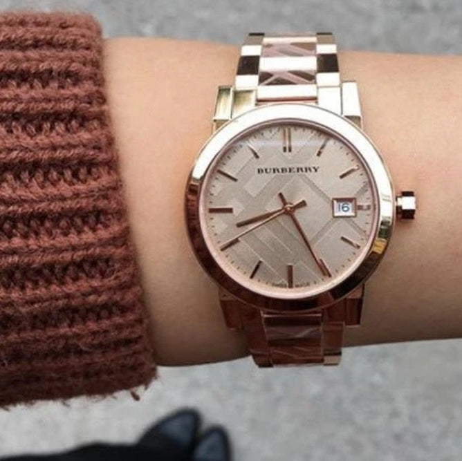 Burberry The City Women's Rose Gold Watch - BU9146