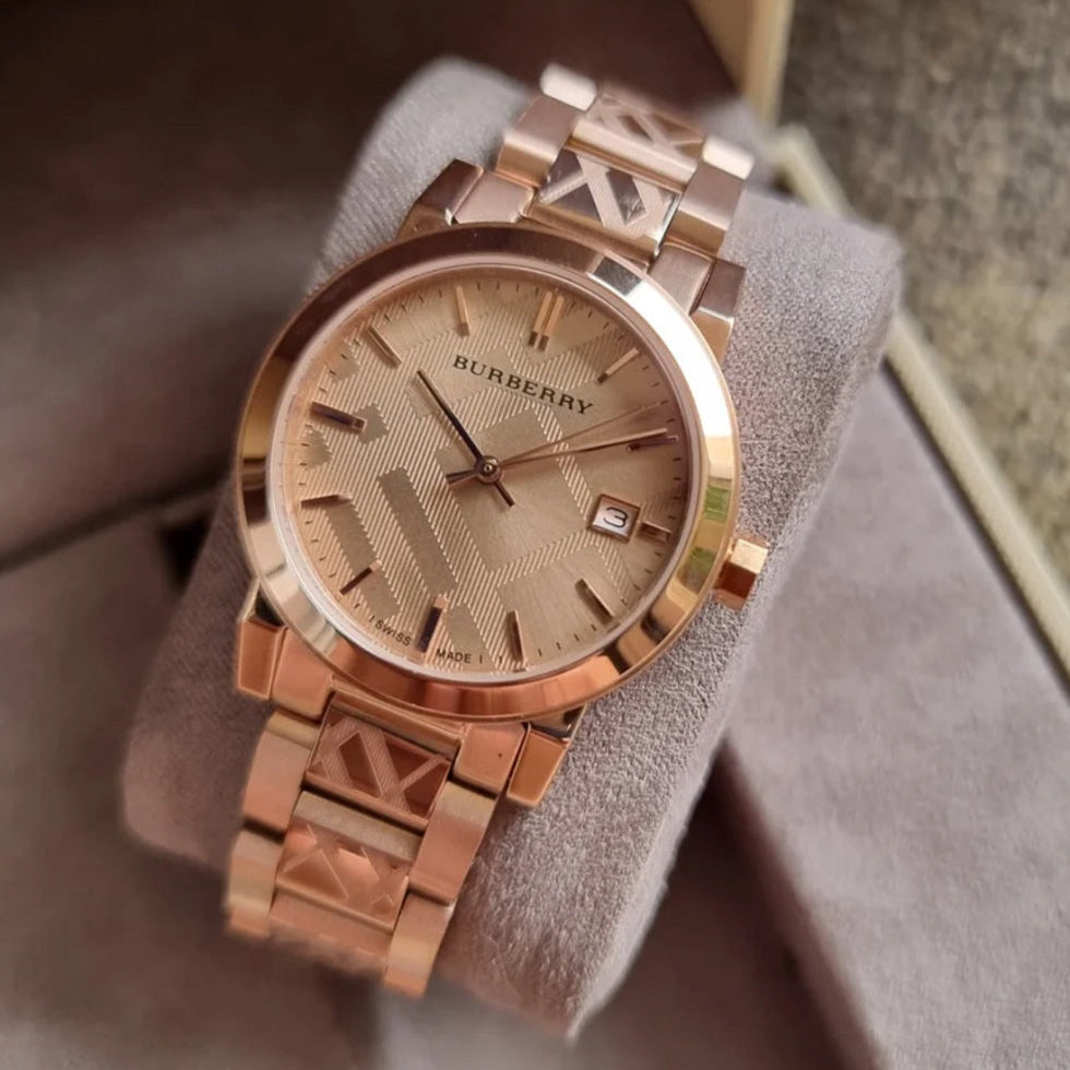 Burberry The City Women's Rose Gold Watch - BU9146