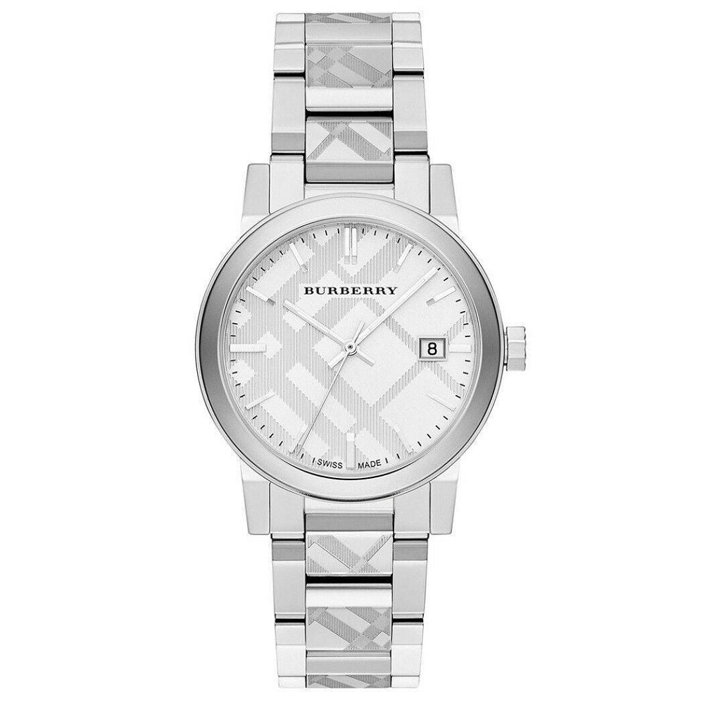 Burberry The City Unisex Silver Watch - BU9037