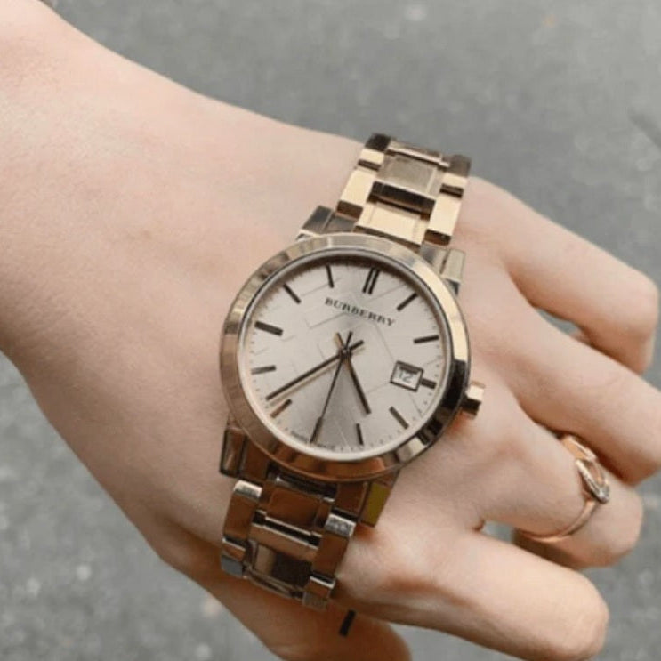 Burberry The City Women's Gold Watch - BU9134
