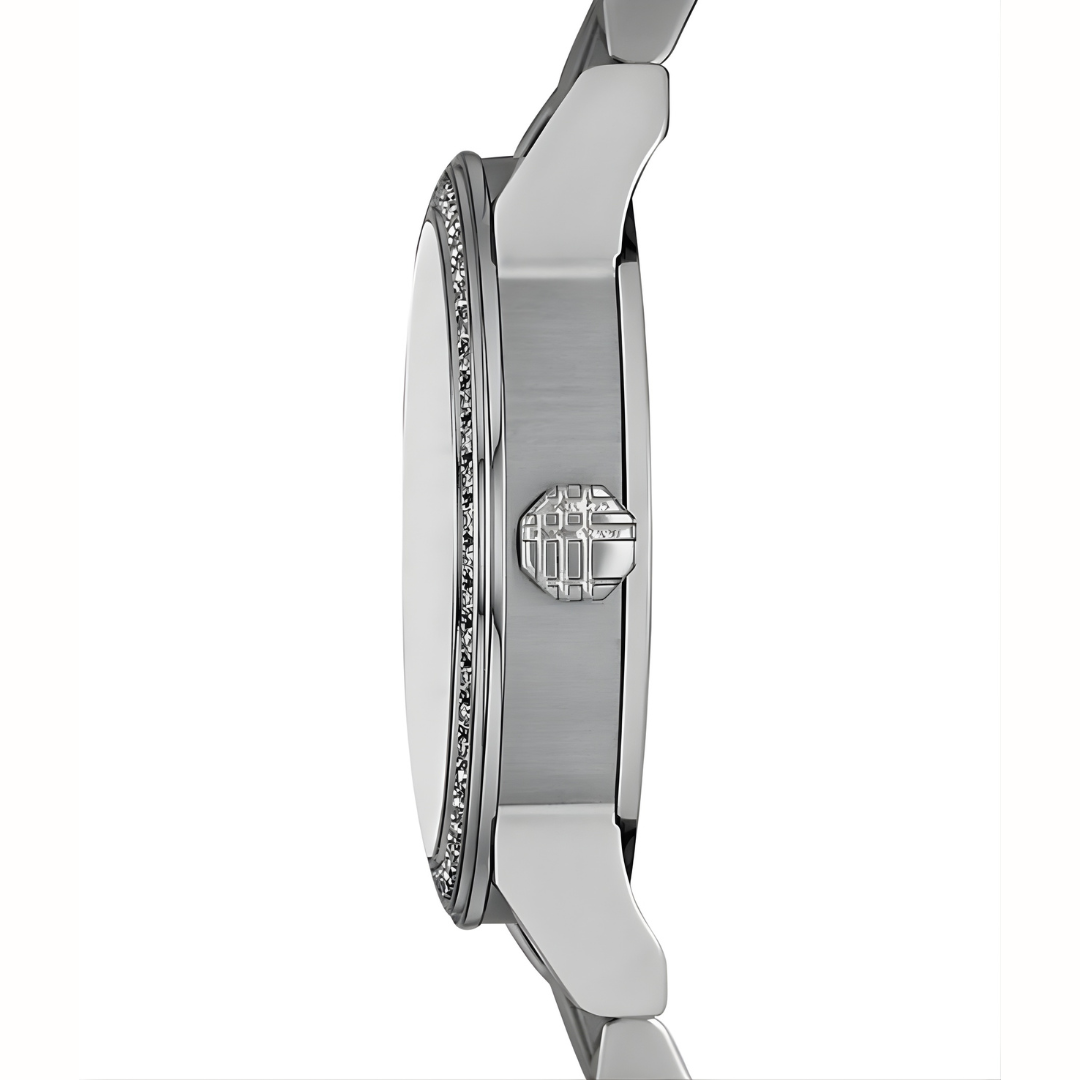 Burberry The City Women's 26mm Silver & Diamond Watch - BU9220