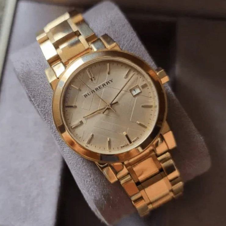 Burberry The City Women's Gold Watch - BU9134