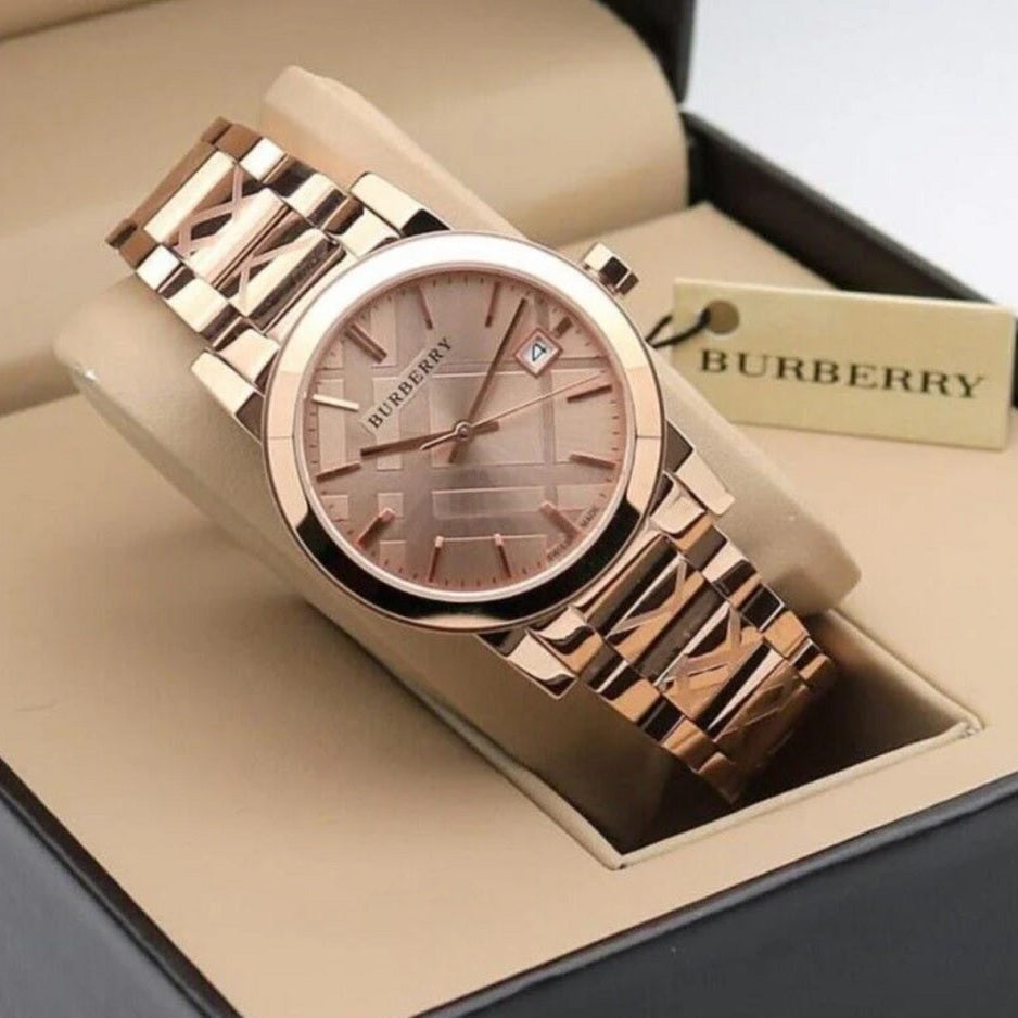 Burberry The City Women's Rose Gold Watch - BU9146