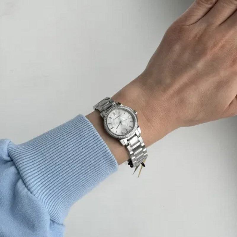 Burberry The City Women's 26mm Silver & Diamond Watch - BU9220