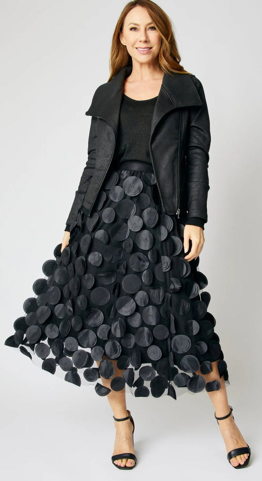 Tulle Disc Midi Skirt  image 0