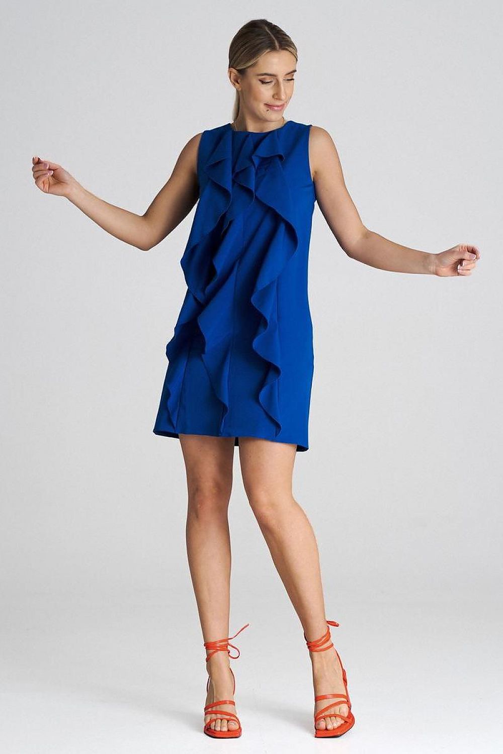 Sleeveless Trapeze Cocktail Dress