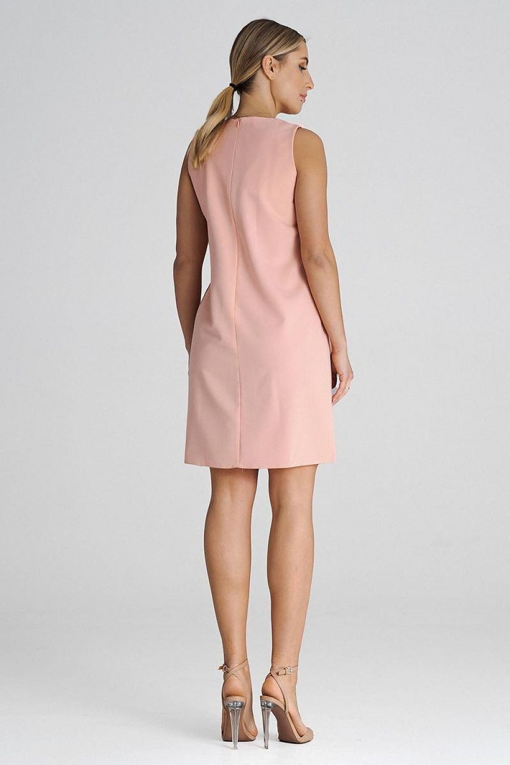 Sleeveless Trapeze Cocktail Dress