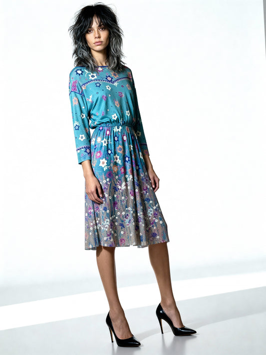 Virginie Paris Turquoise Dress