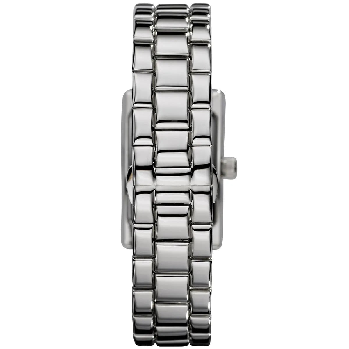 Emporio Armani Classic Women's Rectangular Silver Watch - AR0157