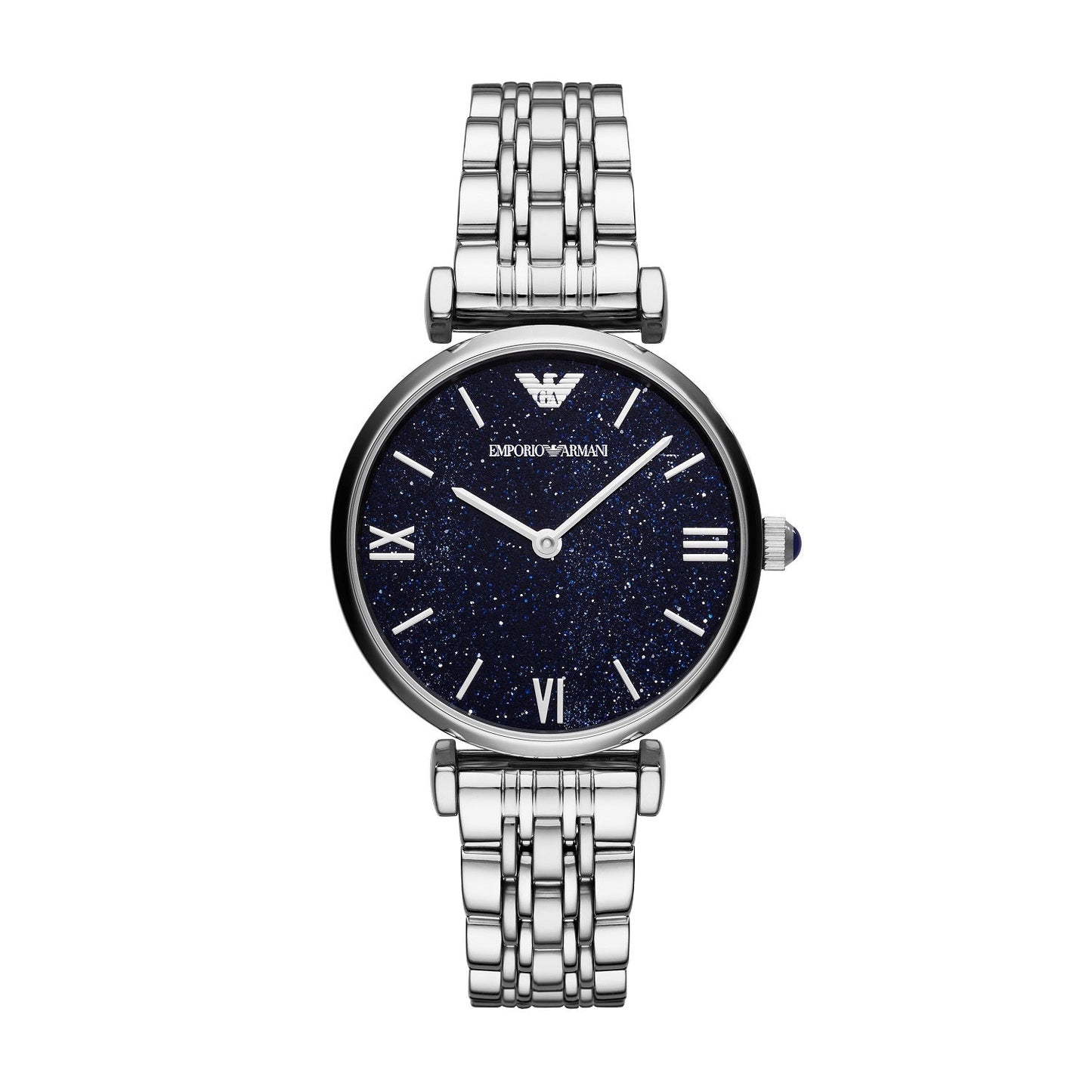 Emporio Armani Gianni T-Bar Silver Watch - AR11091
